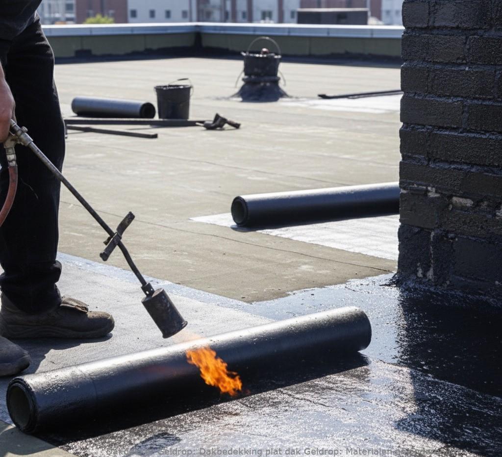 Dakbedekking plat dak Geldrop: Materialen en onderhoud