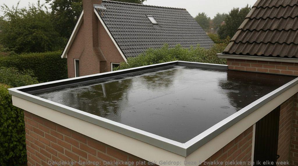 Daklekkage plat dak Geldrop: Deze 5 zwakke plekken zie ik elke week